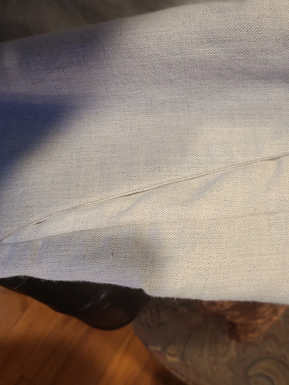 Dockere Premuim Light Khaki Color Men's Linen Blend Pants - Classic Straight Fit